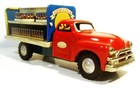 Tin Friction 1950s New Cola Truck Cases Of Cola Msk Japan