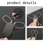 2024 Clip Nose Reading Glasses Portable Folding Presbyopic Glasses For Men Women