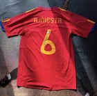 Autographed Andres Iniesta Adidas Spanish National Team Jersey - Beckett Code