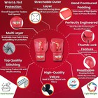 Poztev Youth Boxing Gloves For Kids Ideal Boxing  Kickboxing  6oz  Red 