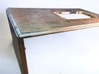 Singer Wood Table Top  Treadle Sewing Machine Base  Cabinet Part Vintage L 