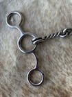 Stainless Steel Jr Cowhorse 5    Dog Bone Twisted Mouth Bit Free Shipping