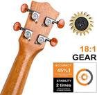 Soprano Ukulele Professional Mahogany Instrument 21 Inch Hawaiian Ukalalee For B