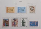 Italy - 1965 - 66 - Lot Of Stamps On Album Page  - Used   Mh