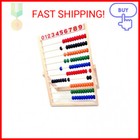 Magikon Wooden Counting Number Frame  10 Rows Abacus For Kids Learning Math  11-