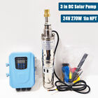 270w 3  Solar Pump Submersible Pump Bore Dc 24v Deep Well Pump   Mppt Controller