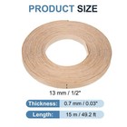 Patikil Red Oak Edge Banding  1 2 Inch X 49 2 Ft Inch X 49 Ft 