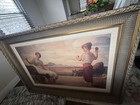 Winding The Skein Framed Art Print Landscape Featuring Women