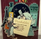 2026 Disney Epcot Food   Wine Festival Remy Passholder Limited Release Pin