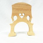 Hand Made Bridge Upright Bass 3 4 Size  Maple  French Style  Us Seller