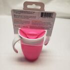 Munchkin Miracle 360 Trainer Sippy Cup With Handles Hot Pink 7 Oz 6mo  Nwt