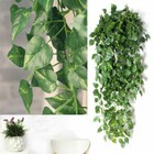 2 Pcs Artificial Ivy Leaf Plants Vine Hanging Garland Fake Flowers Home Decor Us