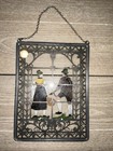 Vintage Zinn-truhe Pewter German Wall Hanging Antique Folk Art New Rare