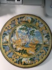 Vintage Springbok Circular Round 500 Puzzle Faience Dish Hunting Scene Complete