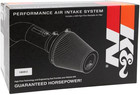 Cold Air Intake System  High-flow Air-filter  Increase Performance   Horsepower 