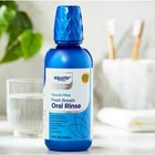 Equate Fresh Breath Oral Rinse alcohol Free Mouthwash glacial Mint Flavor 16oz