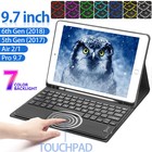 For Ipad 10 2  5 6 7 8 9th Gen Bluetooth Touchpad Keyboard Case Cover W  Backlit