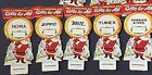 22 Vintage  santa Christmas Cardboard Signs Advertising Store Rare Unused Brands