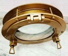 Antique Brass 12  Window Porthole Canal Boat Ship Window Porthole Home D  cor New
