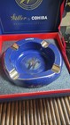 Weller By Cohiba Exclusive Cigar Ceramic Ashtray  Blue W Gold W Gift Box Beauty 