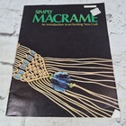 Vintage Macrame Craft Booklets Lot Of 3 Simply Christmas Forms Figures