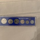 1973 Israel 25th Anniversary Official Mint Set 6 Coins Uncirculated Lira Agorot