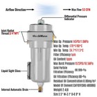 53cfm 1  m 1ppm Compressed Air Oil-water Separator Precision Filter  Caf101