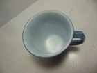 Vintage Pyrex Coffee Cup Mug Slate Blue D Handle Milk Glass