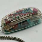 Vintage Unisonic 6900 Zx 1980 s 1990 s Clear See Through Push Button Phone