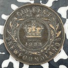 1888 Newfoundland Large Cent Lot jm0840 Nice  Key Date 