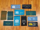 Hunterdon County-clinton-first National Milford  Nj Bank Deposit Money Bags Vtg