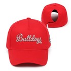  Women s Ponytail Baseball Cap - Curly Hair Ponytail Red  v2  Uni Of Georgia