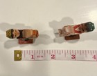 Erzebirge Vintage Wooden Pair Of Child Figurines Made In Germany Hand Painted