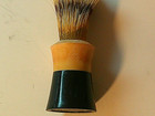 Vintage Ever-ready 100t Shaving Brush Black   Amber Handle Boar Bristles Made In