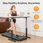 Walking Pad Under Desk Treadmill  Portable Compact Electric Walking Treadmill  Q