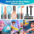 13 In 1 Switch 2 Sports Bundle Accessories Kit For Nintendo Switch 2 Joy-cons