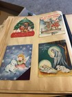 Vintage Greeting Card Scrapbook 1940   s-60   s Over150  Items Mixed Holiday