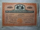  Pennsylvania Railroad Company Stock Certificate 1946 Eagle W Horses Vignette