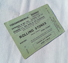 Rolling Stones 1976 Complete Concert Ticket  audit Section Black   Blue Tour Nl