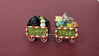 Wee Forest Folk Naughty   Nice Train Cars     set Of 2         christmas