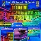 100ft Outdoor Led Strip Lights - Ip68 Waterproof  Bluetooth App   Remote