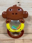Bright Starts Shakin Safari Monkey Baby Rattle 5    Clear Tummy Bananas Infant Toy