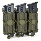 Tactical Triple Mag Holder Open-top Magazine Pouches For 9mm 40 Calibers 45 Acp