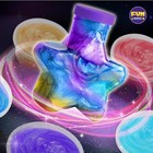 Galaxy Metallic Slime Kit Glow Diy Toy For Kids Ages 8-12 Party Gift 