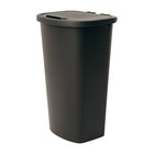 Plastic Lift Top Kitchen Trash Can 11 Gallon Wastebasket Easy Clean Flip Lid New