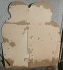 1950s Red Rock Cola Cardboard Sign  Antique kids bottles straws  Free Shipping
