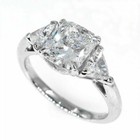 Elegant 925 Silver Filled Women Wedding Ring Round Cut Cubic Zircon Sz 6-10