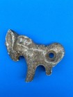 Primitive Stone Carved Donkey Artisan Primitive Vintage Western Cowboy