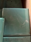 270 Bluish Green Plastic Wall Tiles 4 2 Inch Square Vintage Mid-century Modern