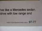 1998 Mercedes-benz M-class Press Release Color Photo Original
